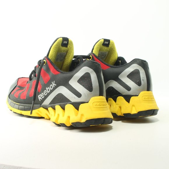 Reebok Cross Trainer Sneaker Women's 6-6.5 Men's Size 5 EU 36.5 Red Yellow Black - Picture 8 of 16